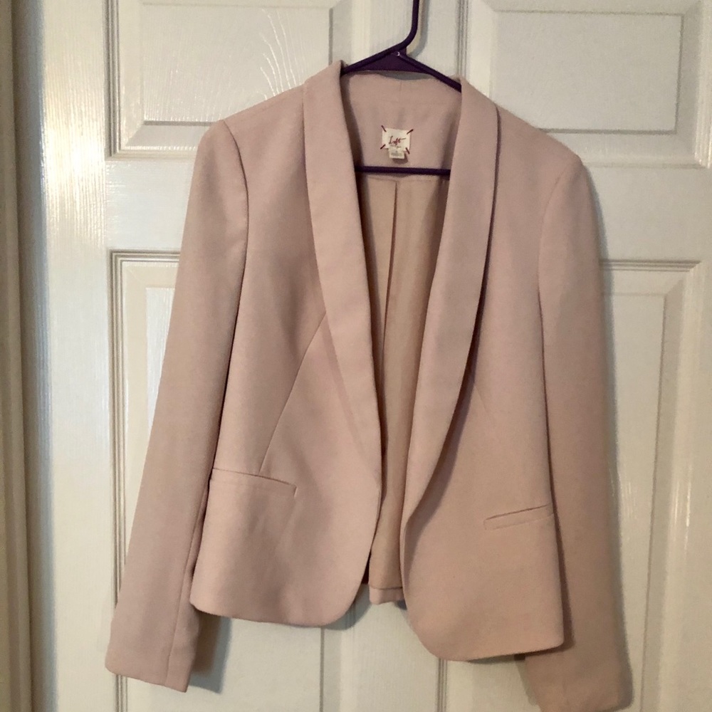 Pale pink blazer LOFT